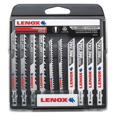 Lenox - Jig Saw Blade Sets Blade Material: Bi-Metal Minimum Blade Length (Inch): 3-5/8 - Caliber Tooling