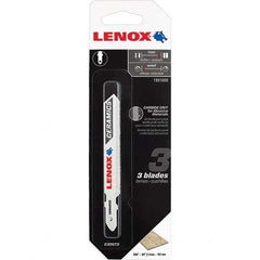 Lenox - Jig Saw Blades Blade Material: Bi-Metal Blade Length (Inch): 3-1/2 - Caliber Tooling