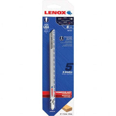 Lenox - Jig Saw Blades Blade Material: Bi-Metal Blade Length (Inch): 6 - Caliber Tooling