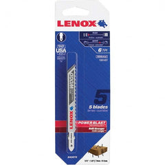 Lenox - Jig Saw Blades Blade Material: Bi-Metal Blade Length (Inch): 4 - Caliber Tooling