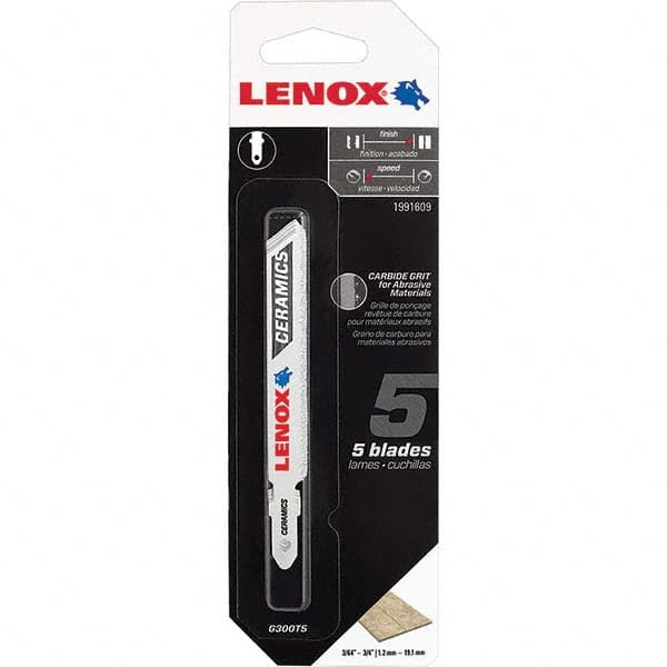 Lenox - Jig Saw Blades Blade Material: Bi-Metal Blade Length (Inch): 3-1/2 - Caliber Tooling