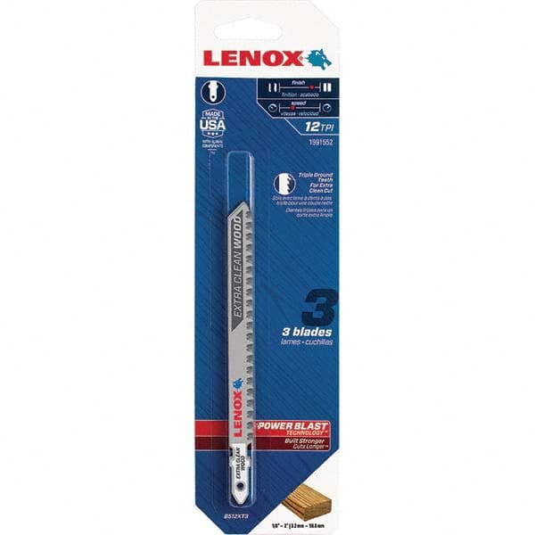 Lenox - Jig Saw Blades Blade Material: Bi-Metal Blade Length (Inch): 4-1/2 - Caliber Tooling