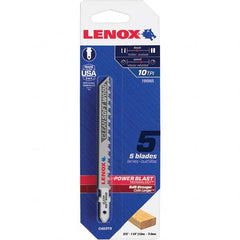 Lenox - Jig Saw Blades Blade Material: Bi-Metal Blade Length (Inch): 4 - Caliber Tooling