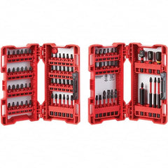 Milwaukee Tool - Power & Impact Screwdriver Bit Sets Point Type: Phillips, Slotted, Torx, Square Tool Type: Impact Driver - Caliber Tooling