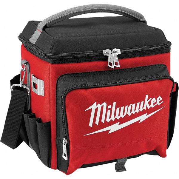 Milwaukee Tool - 21.65 Qt Cooler Bag - 1680D Ballistic Nylon, Red/Black - Caliber Tooling