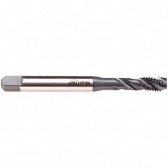 Emuge - #6-40 UNF 3 Flute 2B/3B Modified Bottoming Spiral Flute Tap - High Speed Steel, NE2 Finish, 2.205" OAL, Right Hand Flute, Right Hand Thread, Series BU533200 - Caliber Tooling