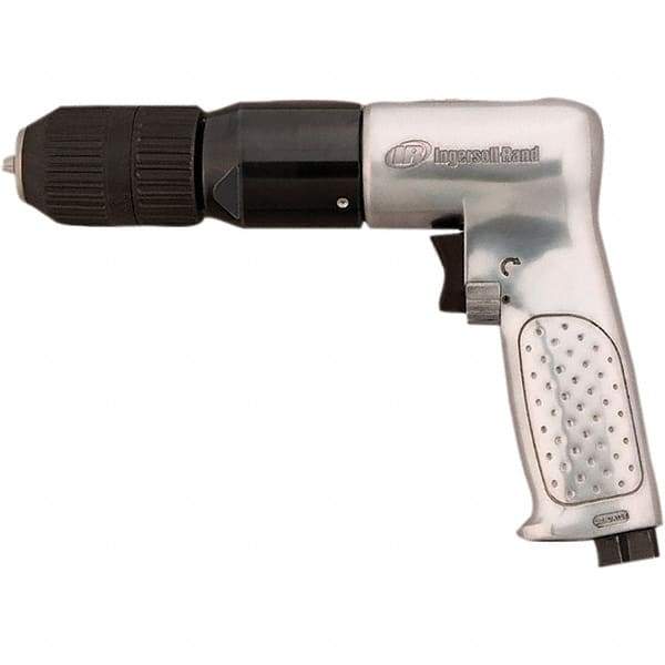 Ingersoll-Rand - 1/2" Reversible Keyless Chuck - Pistol Grip Handle, 5,000 RPM, 0.5 hp, 90 psi - Caliber Tooling