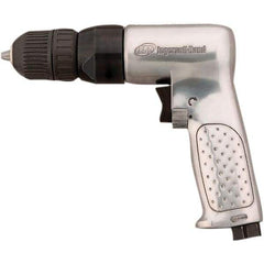 Ingersoll-Rand - 3/8" Reversible Keyless Chuck - Pistol Grip Handle, 2,000 RPM, 0.5 hp, 90 psi - Caliber Tooling