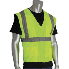 PIP - Size L/XL, High Visibility Yellow Cooling Vest - Exact Industrial Supply