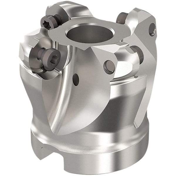 Seco - 32mm Cut Diam, 6mm Max Depth, 16mm Arbor Hole, 4 Inserts, RP..1204 Insert Style, Indexable Copy Face Mill - R220.29 Cutter Style, 13,300 Max RPM, 40mm High, Through Coolant, Series R220.29 - Caliber Tooling