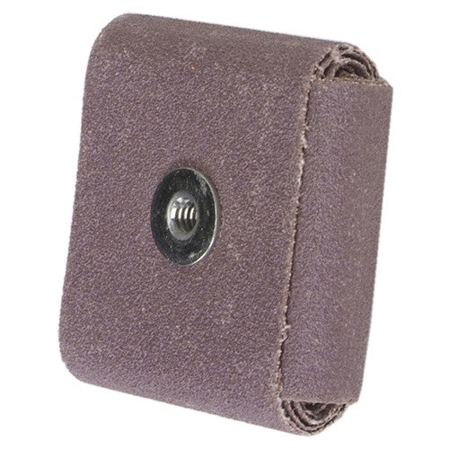 3″ × 3″ × 1/2″ Square Pad 50 Grit 1/4-20 Eyelet Aluminum Oxide - Caliber Tooling