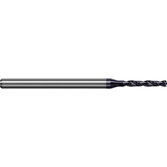 Harvey Tool - 1/16", 140° Point, Solid Carbide Micro Drill Bit - Exact Industrial Supply