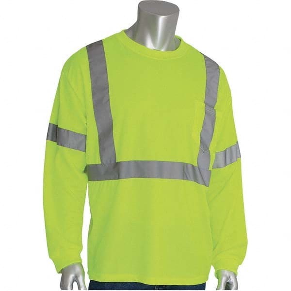 PIP - Size S Hi-Vis Yellow High Visibility Long Sleeve T-Shirt - Caliber Tooling