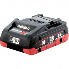 Metabo - 18 Volt Lithium-Ion Power Tool Battery - 4 Ahr Capacity, 80 min Charge Time, Series 18V LiHD - Caliber Tooling