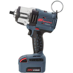 Ingersoll-Rand - 1/2" Drive 20 Volt Pistol Grip Cordless Impact Wrench & Ratchet - 0 to 1,900 RPM, 0 to 2,450 BPM, 1,500 Ft/Lb Torque, Lithium-Ion Batteries - Caliber Tooling