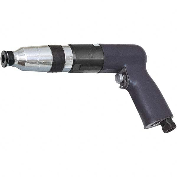 Ingersoll-Rand - 1/4" Bit Holder, 1,000 RPM, Pistol Grip Handle Air Screwdriver - 15 to 40 In/Lb Torque, 7 CFM - Caliber Tooling