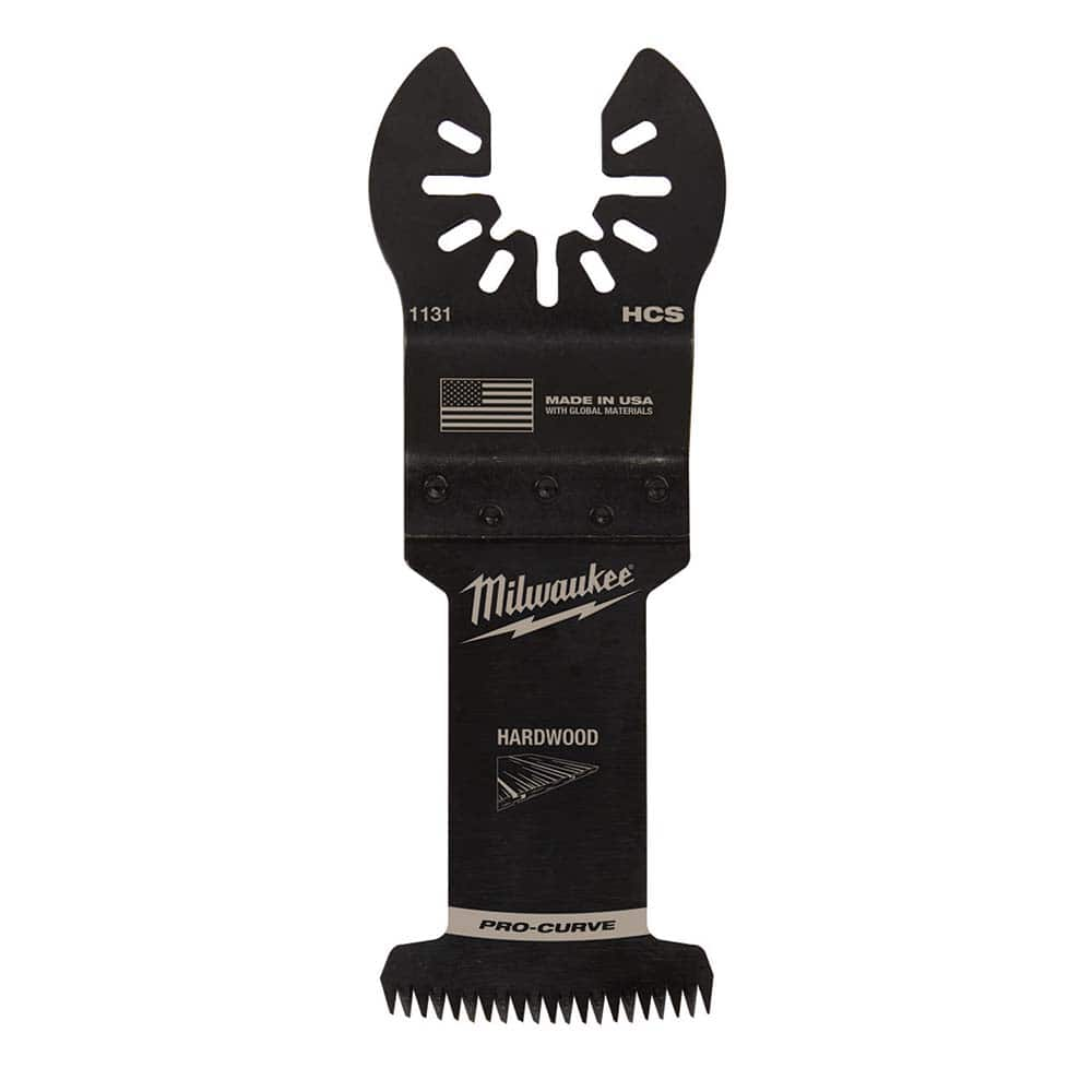 Milwaukee Tool - Rotary & Multi-Tool Accessories; Accessory Type: Multi-Use Saw Blade ; For Use With: Multi-Tools ; Collet Size (Inch): 1-1/4 ; Includes: (10) 1-3/8" HCS JAPANESE TOOTH BLADES ; Maximum RPM: 0.000 ; Color: Black - Exact Industrial Supply