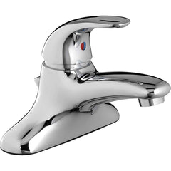 American Standard - Lavatory Faucets; Type: Centerset ; Spout Type: Standard ; Design: Lever ; Handle Type: Lever ; Mounting Centers: 4 (Inch); Drain Type: Pop-Up - Exact Industrial Supply