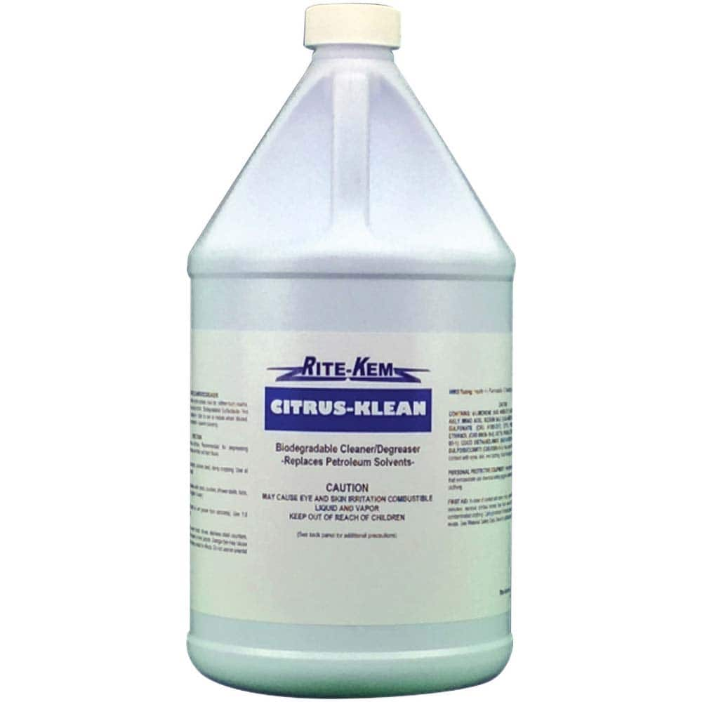 Rite-Kem - All-Purpose Cleaners & Degreasers; Container Type: Plastic Bottle ; Container Size: 1 Gallon ; Scent: Pleasant ; Form: Liquid Concentrate ; Disinfectant: No ; Solution Type: Dilutable Concentrate - Exact Industrial Supply