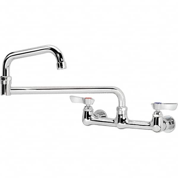 Krowne - Wall Mount, Service Sink Faucet without Spray - Two Handle, Blade Handle, Standard Spout, No Drain - Caliber Tooling