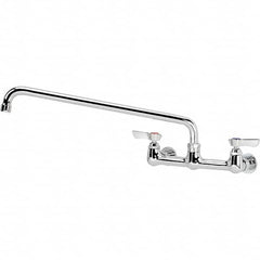 Krowne - Wall Mount, Service Sink Faucet without Spray - Two Handle, Blade Handle, Standard Spout, No Drain - Caliber Tooling