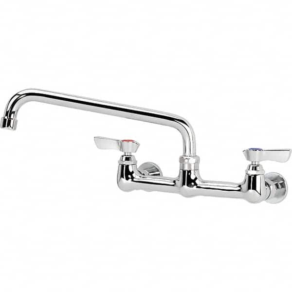 Krowne - Wall Mount, Service Sink Faucet without Spray - Two Handle, Blade Handle, Standard Spout, No Drain - Caliber Tooling