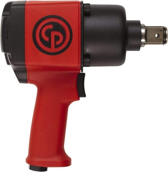 Chicago Pneumatic - 1" Drive, 6,300 RPM, 950 Ft/Lb Torque Impact Wrench - Pistol Grip Handle, 900 IPM, 30 CFM, 90 psi, 3/8" NPT Inlet - Caliber Tooling