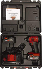 Chicago Pneumatic - 3/8" Drive 20 Volt Pistol Grip Cordless Impact Wrench & Ratchet - 2,400 RPM, 150 Ft/Lb Torque, 2 Lithium-Ion Batteries Included - Caliber Tooling