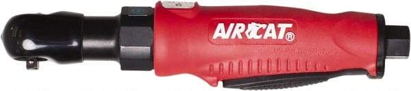 AIRCAT - 3/8" Drive, 380 RPM, 35 Ft/Lb Torque Ratchet Wrench - Inline Handle, 4 CFM, 90 psi, 1/4" NPT Inlet - Caliber Tooling