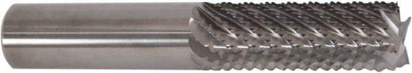 Controx - 1/4" Diam, 1-1/4" LOC, Square End, Solid Carbide Diamond Pattern Router Bit - Right Hand Cut, 2-1/2" OAL - Caliber Tooling