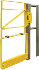 FabEnCo - Carbon Steel Self Closing Rail Safety Gate - Fits 28 to 30-1/2" Clear Opening, 25" Wide x 42" Door Height, - Caliber Tooling