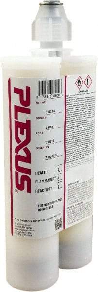 Plexus - 400 mL Cartridge Two Part Adhesive - 15 to 20 min Working Time, 60°F - Caliber Tooling