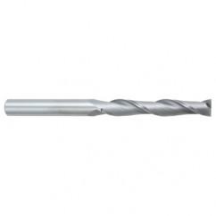 1/4 Dia. x 4 Overall Length 2-Flute Square End Solid Carbide SE End Mill-Round Shank-Center Cutting-Uncoated - Caliber Tooling