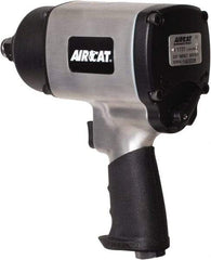 AIRCAT - 3/4" Drive, 6,000 RPM, 1,400 Ft/Lb Torque Impact Wrench - Pistol Grip Handle, 1,600 IPM, 8 CFM, 90 psi, 3/8" NPT Inlet - Caliber Tooling