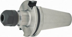 Parlec - 3.22" Projection, CAT40 Taper Shank, ER16 Collet Chuck - Through Coolant - Exact Industrial Supply