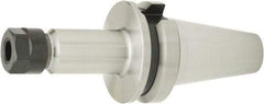 Parlec - 3.12" Projection, BT40 Dual Contact Taper, ER16 Collet Chuck - Through Coolant - Exact Industrial Supply