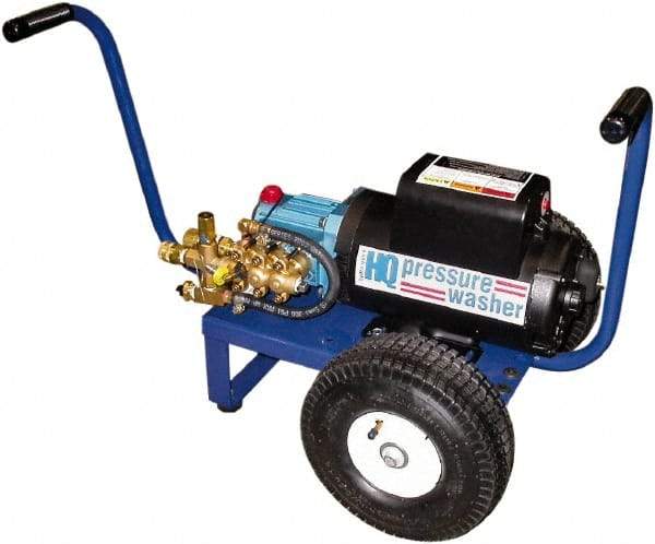 PRO-SOURCE - Electric, 15 Amp, 2.3 hp, 1,200 psi, 2.1 GPM, Cold Water Pressure Washer - General Triplex Ceramic Plunger, 25' x 3/8" Hose, 110 Max Volts - Caliber Tooling