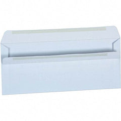 Universal One - 4.13" Long x 9.63" Wide Self Seal Business Envelope - White - Caliber Tooling