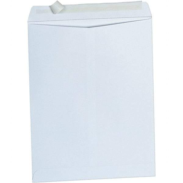 Universal One - 4" Long x 10.13" Wide Peel-Off Self-Seal White Catalog Envelope - White - Caliber Tooling