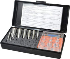 Precision Brand - 1/8 to 3/4 Inch Diameter Shim Punch and Die Set - 1/8, 3/16, 1/4, 5/16, 3/8, 7/16, 1/2, 5/8 and 3/4 Inch Diameter, 9 Piece - Caliber Tooling