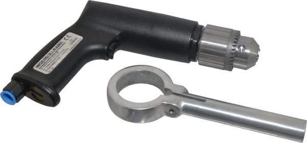 Ingersoll-Rand - 1/2" Keyed Chuck - Pistol Grip Handle, 950 RPM, 19 CFM, 0.5 hp, 90 psi - Caliber Tooling