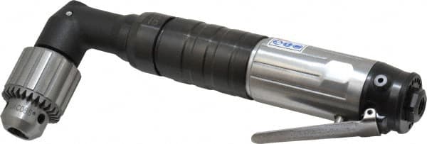 Ingersoll-Rand - 1/2" Keyed Chuck - Right Angle Handle, 600 RPM, 26 CFM, 0.75 hp, 90 psi - Caliber Tooling