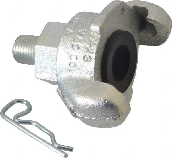 Dixon Valve & Coupling - 1/4" NPT, Universal Hose Coupling with Male NPT Ends - Malleable Iron - Caliber Tooling