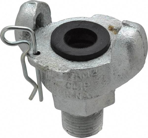 Dixon Valve & Coupling - 1/2" NPT, Universal Hose Coupling with Male NPT Ends - Malleable Iron - Caliber Tooling