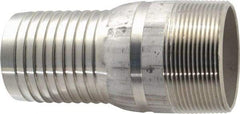 Dixon Valve & Coupling - 2" Pipe ID, Threaded Combination Nipple for Hoses - Male NPT, 316 Stainless Steel - Caliber Tooling