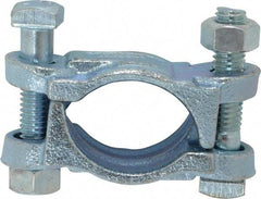 Dixon Valve & Coupling - 1-5/8 to 1-13/16" OD, Double Bolt Iron Clamp - Plated Malleable Iron - Caliber Tooling