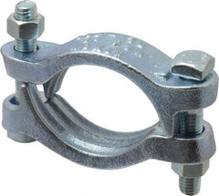 Dixon Valve & Coupling - 2-3/4 to 3-1/16" OD, Double Bolt Iron Clamp - Plated Malleable Iron - Caliber Tooling