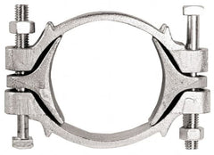 Dixon Valve & Coupling - 13-3/16 to 15" OD, Double Bolt Iron Clamp - Plated Malleable Iron - Caliber Tooling