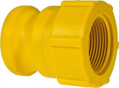 NewAge Industries - 1-1/4" Nylon Cam & Groove Suction & Discharge Hose Male Adapter Female NPT Thread - Part A, 1-1/4" Thread, 150 Max psi - Caliber Tooling