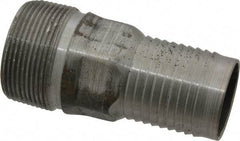 Campbell Fittings - 1-1/2" Pipe ID, Threaded Combination Nipple for Hoses - Steel - Caliber Tooling